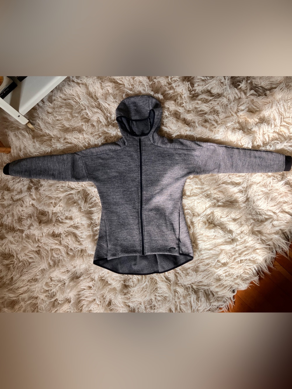 Mondetta zip-up Hoodie / Grey color Medium Womens / Flattering Cut
